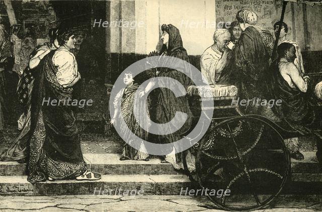 'The Entrance of a Roman Theatre', 1890.   Creator: Unknown.