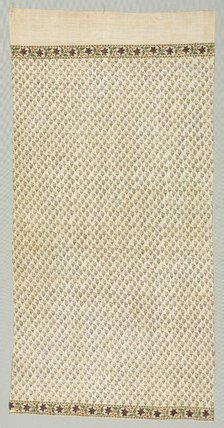 Fragment of a Turban Cloth, 1800. Creator: Unknown.