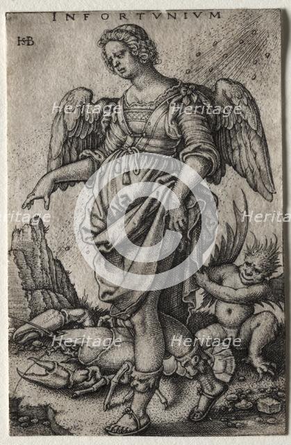 Misfortune. Creator: Hans Sebald Beham (German, 1500-1550).