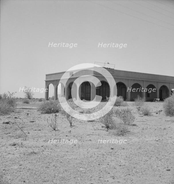 Aftermath of irrigation boom, Nyland, California, 1937. Creator: Dorothea Lange.