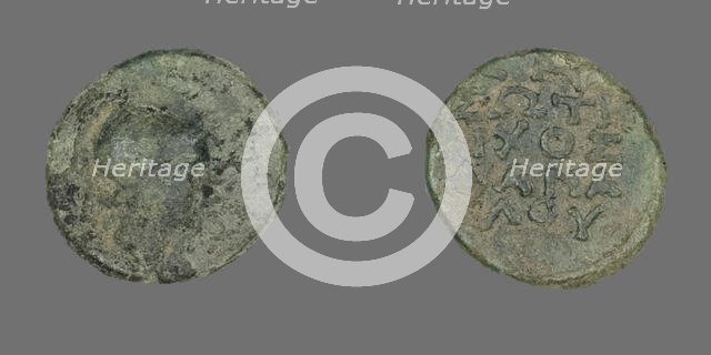 Coin Depicting the Goddess Athena, about 300-200 BCE. Creator: Unknown.