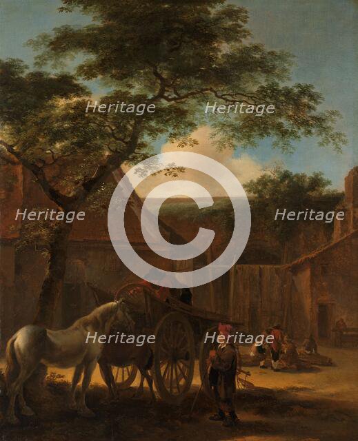 Farmyard, c.1645-c.1650. Creator: Jan Dirksz Both.