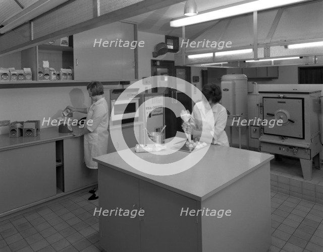 Experimental catering kitchen, Batchelors Foods, Sheffield, South Yorkshire, 1966.  Artist: Michael Walters
