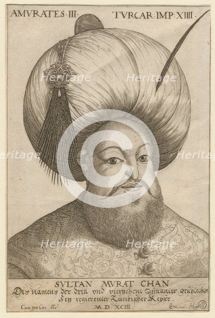 Murad III (1546-1595), Sultan of the Ottoman Empire, 1593. Artist: Anonymous  
