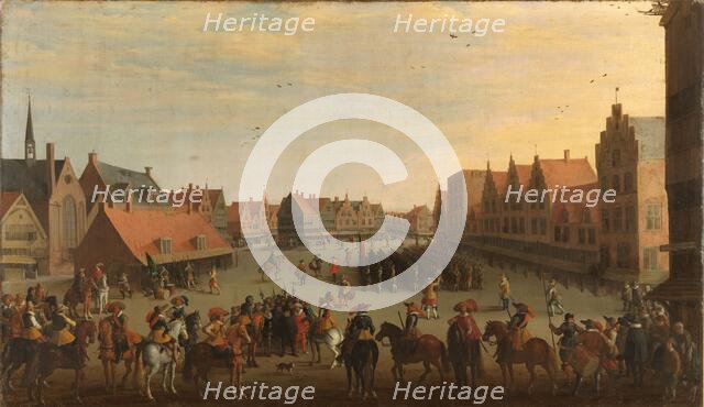 The Disbanding of the 'Waardgelders' (Mercenaries in the Pay of the Town Government)...31 July 1618. Creator: Joost Cornelisz Droochsloot.