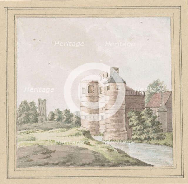 View of the ruins of Slot Zandenburg in Veere, in or after 1754-c. 1800. Creator: Anon.