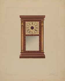 Mantle Clock, c. 1937. Creator: Lon Cronk.