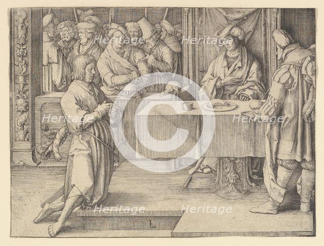 Joseph Interpreting Pharoah's Dreams, 1512. Creator: Lucas van Leyden.