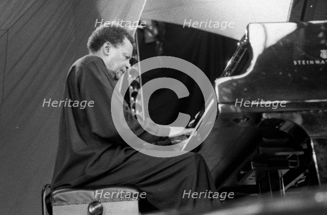 Abdullah Ibrahim, Brecon Jazz Festival, Powys, Wales, August 2001. Artist: Brian O'Connor.