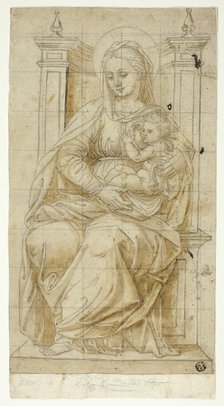 Virgin Nursing the Christ Child, n.d. Creator: Unknown.