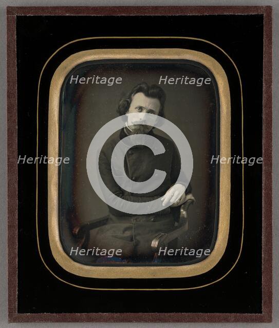 Portrait of Victor Striedbeck, about 1852. Creator: Charles Winter.