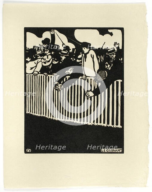 The Winner, 1898. Creator: Félix Vallotton.