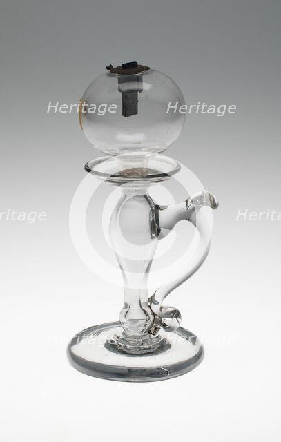 Lamp, England, c. 1820. Creator: Unknown.