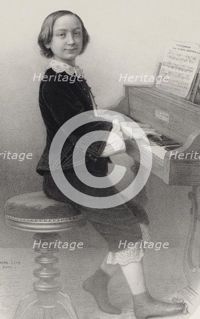 Portrait of the violinist and composer Henri Ketten (1848-1883). Creator: Desmaisons, Émile (1812-1880).