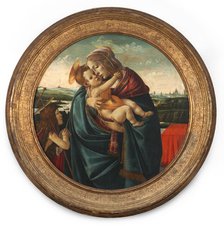 Virgin And Child With Saint John The Baptist, c1490. Creators: Workshop of Sandro Botticelli, Sandro Botticelli.