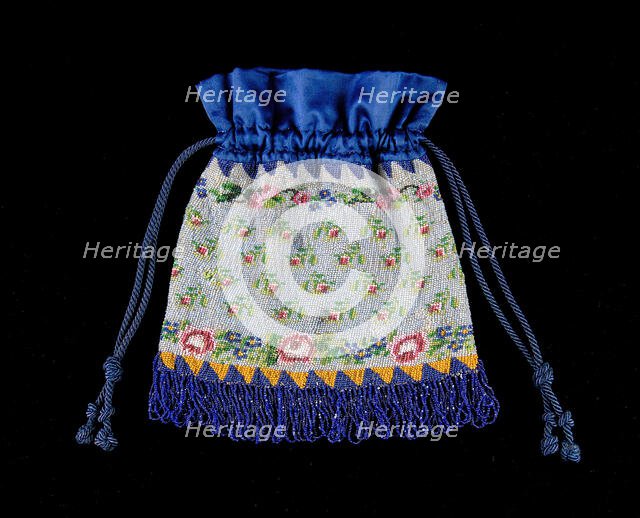 Pouch, American, third quarter 19th century. Creator: Unknown.