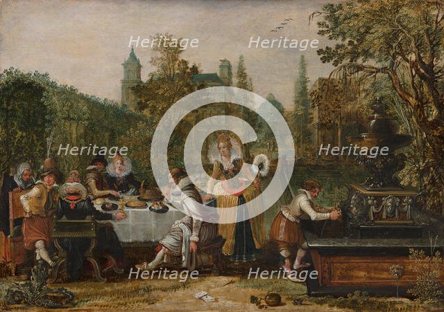 Merry Company in a Park. Creator: Esaias van de Velde.