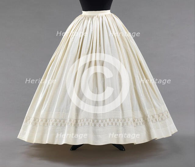 Petticoat, American, ca. 1865. Creator: Unknown.