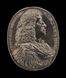 Frederick III, 1609-1670, King of Denmark and Norway 1648 [obverse], c. 1648. Creator: Master H.L.T..