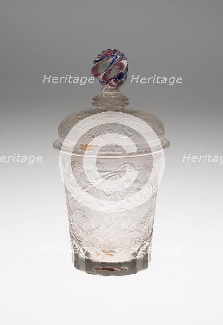 Tumbler with Cover, Potsdam, Early 18th century. Creator: Unknown.
