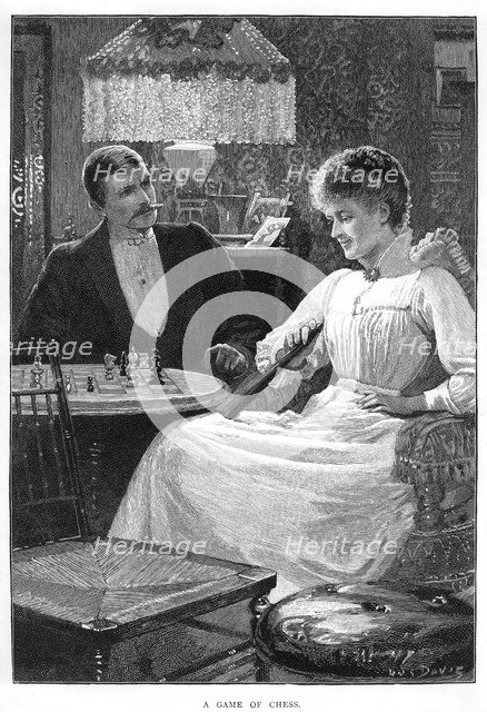 'A Game of Chess', c1900s-c1910s(?). Artist: Unknown