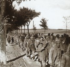 Prisoners, Route de l'Epine, France, c1914-c1918. Artist: Unknown.