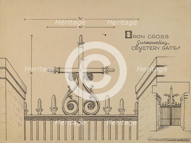 Cross, 1935/1942. Creator: Lucien Verbeke.