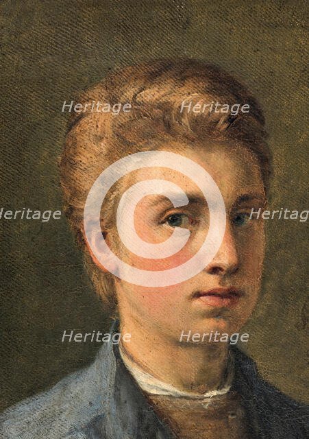 Self-portrait, 1863. Creator: Holger Roed.