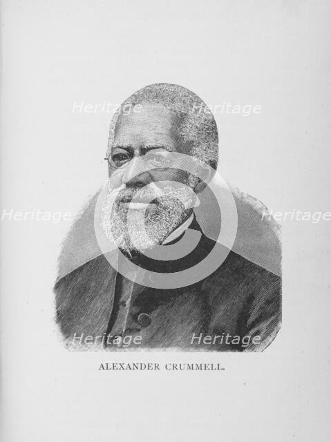Alexander Crummell, 1887. Creator: Unknown.