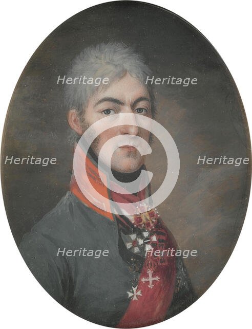 Prince Simon Bagratovich of Bagrationi Imereti (1771-?), 1806. Creator: Keman, Georges Antoine (1765-1830).