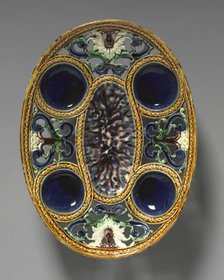 Oval Dish, late 1500s. Creator: Bernard Palissy (French, 1510-1589), circle of.