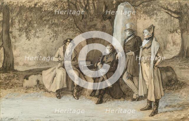 The Duel (from St Ronans Well), 1875-1899. Creator: Robert Macbeth Walker.