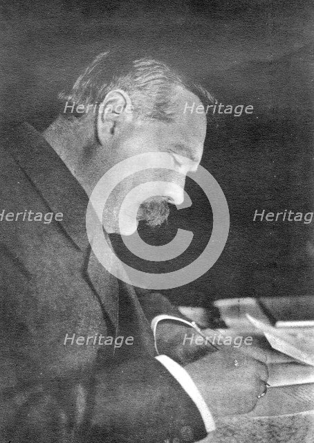 Sir Arthur Conan Doyle, Scottish author, 1912.Artist: Emil Otto Hoppe