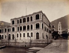 View from Pedder's Wharf, Hong Kong, 1873. Creator: William Pryor Floyd.