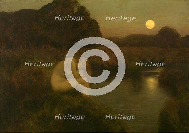 At Nightfall. Creator: Emile-Rene Menard.