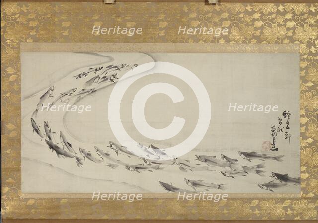 School of Fish, 18th century. Creator: Soga Shohaku.