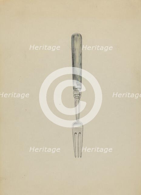 Silver Fork, c. 1936. Creator: Herbert Russin.