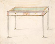 Table Design, 19th century. Creator: Anon.