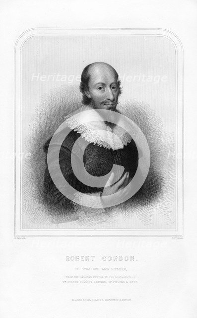 Robert Gordon of Straloch, Scottish cartographer, (1870).Artist: S Freeman