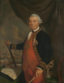 Portrait of Johan Arnold Zoutman, 1801. Creator: Cornelis van Cuylenburg.