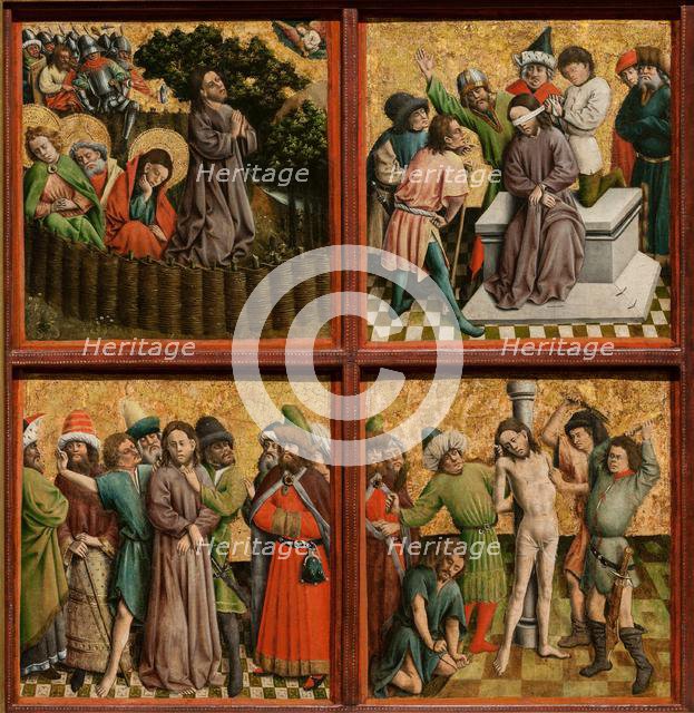 Altarpiece with The Passion of Christ, c. 1440s. Creator: Master of the Schlägl Altarpiece (German).