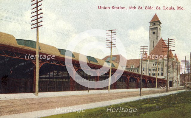 Union Station, St Louis, Missouri, USA, 1911. Artist: Unknown