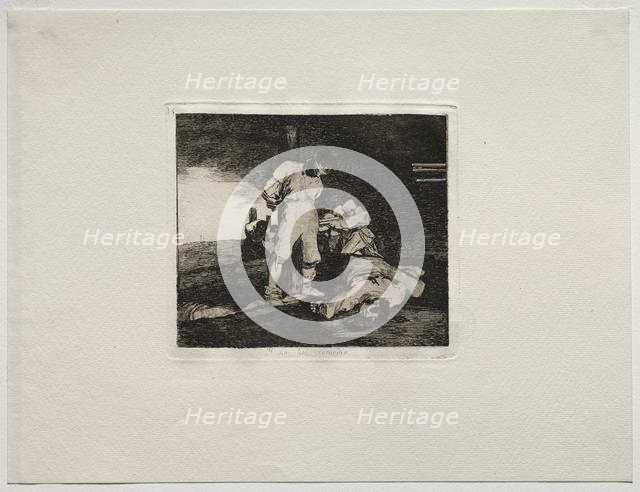 The Horrors of War: And There's No Help For It. Creator: Francisco de Goya (Spanish, 1746-1828).