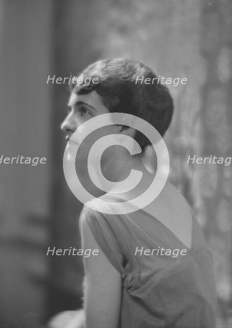 King, G., Miss, portrait photograph, 1915 Apr. 24. Creator: Arnold Genthe.