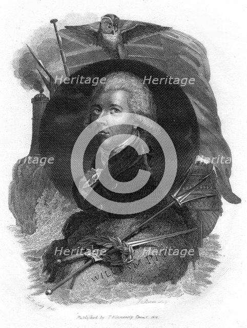 William Pitt, the Younger, British politician and Prime Minister, 1814.Artist: J Brown