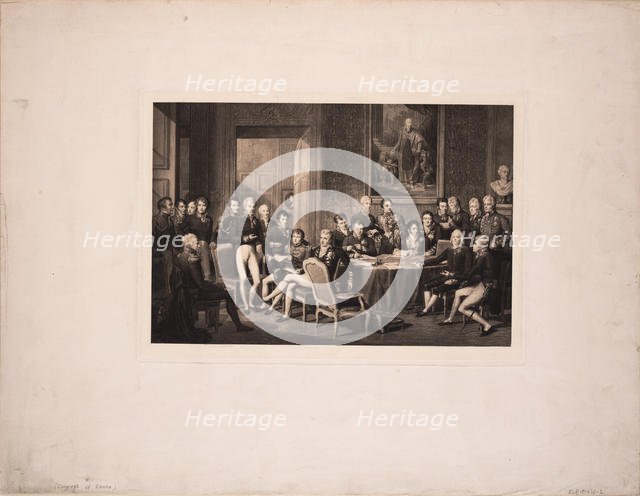 The Congress of Vienna, c. 1815. Artist: Isabey, Jean-Baptiste (1767-1855)