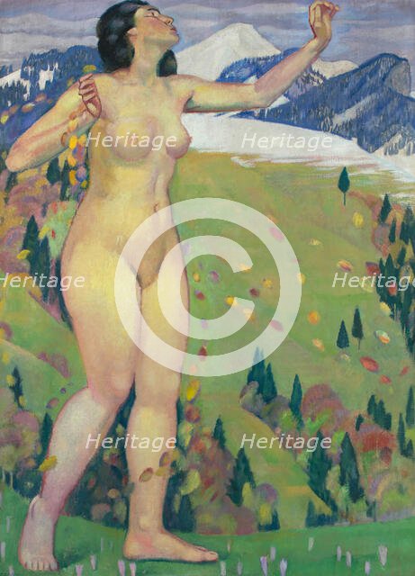 Autumn melancholy, 1907-1908. Creator: Cardinaux, Emil (1877-1936).