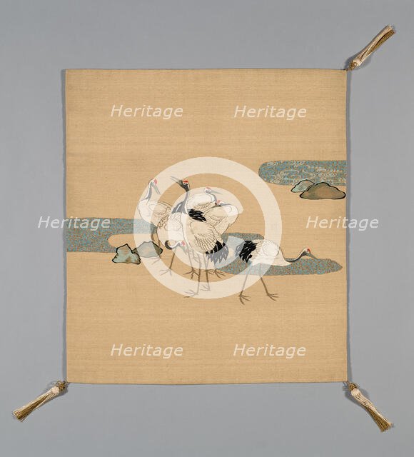 Fukusa (Gift Cover), Japan, late Edo period (1789-1868)/ Meiji period (1868-1912), 19th century. Creator: Unknown.