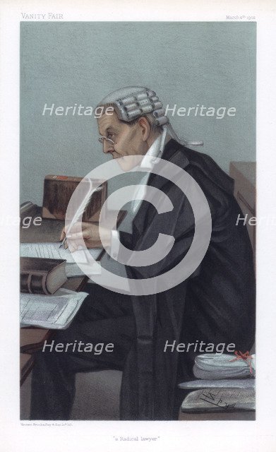 'A Radical Lawyer', 1902. Artist: Spy