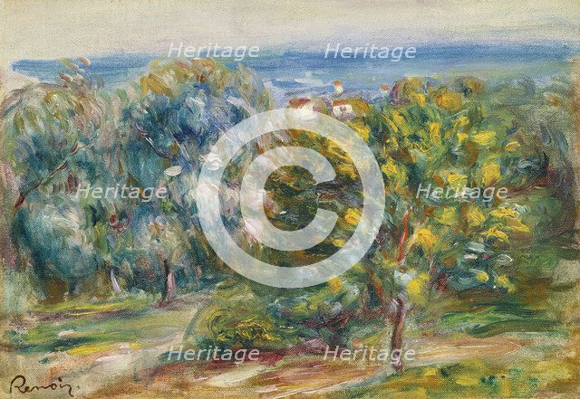 Midday Landscape, 1910. Artist: Renoir, Pierre Auguste (1841-1919)